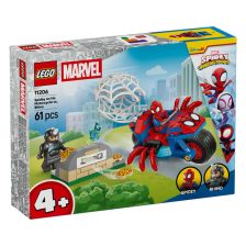 Kонструктор LEGO Marvel Spider-Man Спайди на мотоциклет срещу Носорога, 11206