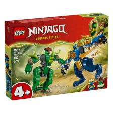 Kонструктор LEGO Ninjago Битка с драконов робот на Джей 71853