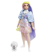 Кукла Mattel Barbie Extra с двуцветна коса и домашен любимец