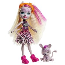 Кукла Mattel Enchantimals Royal Zebra Zedi 