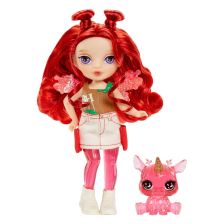 Кукла MGA Rainbow High Littles Rainbow Fantasy Fairies, с домашен любимец, 14 см.