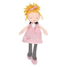 Мека кукла Doudou Les Doucettes Ines Rose 30см