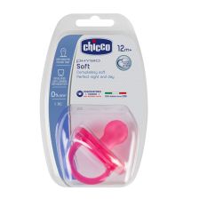 Залъгалка CHICCO Physio Soft силикон 12+м, 1 бр момиче