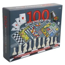 Комплект настолни игри Play Land 100 Класически игри