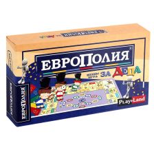 Настолна игра Play Land Европолия за деца
