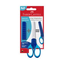 Ножица Faber-Castell Grip детска синя
