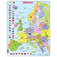 Образователен пъзел Larsen Европа 48 ч.