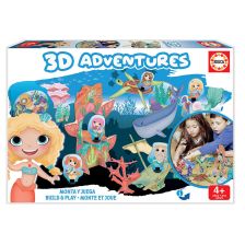 Пъзел Educa 3D Приключение с русалки 18230
