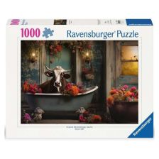 Пъзел Ravensburger Крава във ваната, 1000 ч.