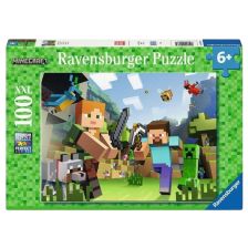 Пъзел Ravensburger Minecraft XXL, 100 ч.