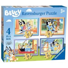 Пъзели Ravensburger Bluey, 4 бр., 12-24 ч.