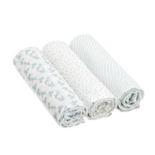 Пелени Lassig Lela Light Blue 80x80 см. 3 бр.