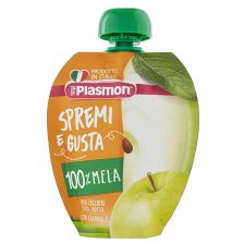 Плодова закуска Plasmon с ябълки 6+м 100гр.
