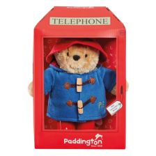 Плюшена играчка Paddington в телефонна кабина, 22 см.