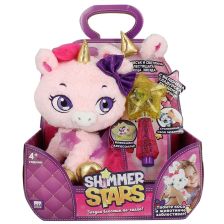 Плюшена играчка Shimmer Stars Еднорогът Блясъчка с аксесоари S19301