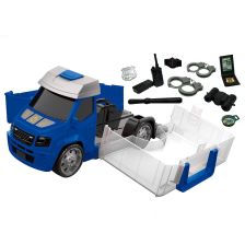 Полицейски камион Raya Toys С аксесоари, звуци и светлини