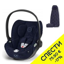 Стол за кола Cybex Cloud T i-Size Rebellious Luxury, 45 – 87 см + Чувалче за стол за кола Snogga Mini 2 Eco, Пакет с отстъпка №229