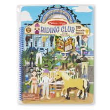 Книжка със стикери Melissa and Doug  Клуб за езда 19410