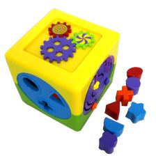Бебешка играчка образователна Raya Toys Куб с формички