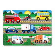Дървен пъзел Melissa and Doug Превозни средства 19051