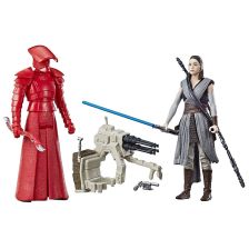 Фигури Hasbro Star Wars Rey + Elite с оръжие C1242