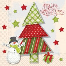 Салфетки Procos XMAS TREE 33х33 см 20 бр.