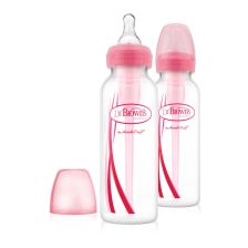 Шише Dr.Brown's Narrow-Neck Options 250 ml. 2бр. Розови