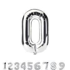Фолиев балон за рожден ден Unique Silver
