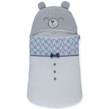 Спален чувал - пелена Bebetto Gentleman Bear, Сив, 70 cм., P516