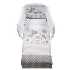 Спален комплект Italbaby KUKU Pony 4ч. 70х130 Grey с обиколник