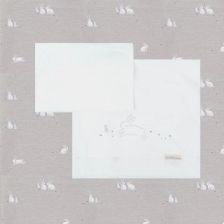 Комплект чаршафи за бебешка кошара Bimbidreams BUNNY, 3ч., 60 x 120 см.