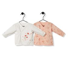 Камизолка Bebetto Naturel 0-3м. 2бр. T2488