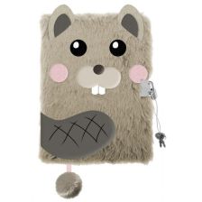 Таен дневник с катинар St. Majewski My Little Friend Бобър, A5, 96 листа