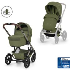 Бебешка количка 2 в 1 Cybex Talos S Lux New, със сгъваем кош за новородено Fold Cot