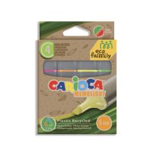 Текст маркери CARIOCA Memolight Eco Family, 4 цвята