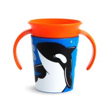Тренировъчна чаша Munchkin Wild Love Orca 177 мл.