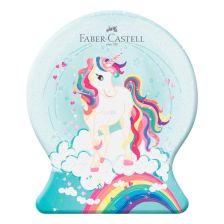 Цветни флумастери Faber-Castell Connector Eднорог, 33 цвята
