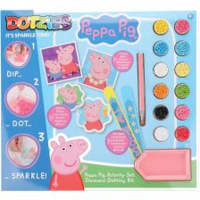Творчески комплект Diamond Dotz Peppa Pig Направи си сам снимки, гривни и стикери с детски диамантен гоблен