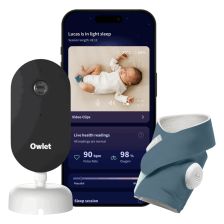 Умен бебешки чорап със сензор и камера Owlet Dream Duo