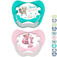 Залъгалки NIP Family Силикон етап 3, 16-32 месеца, 2 бр. 