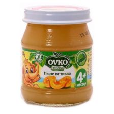 Зеленчуково пюре Bebelan Ovko Тиква 4+м. 100гр.  
