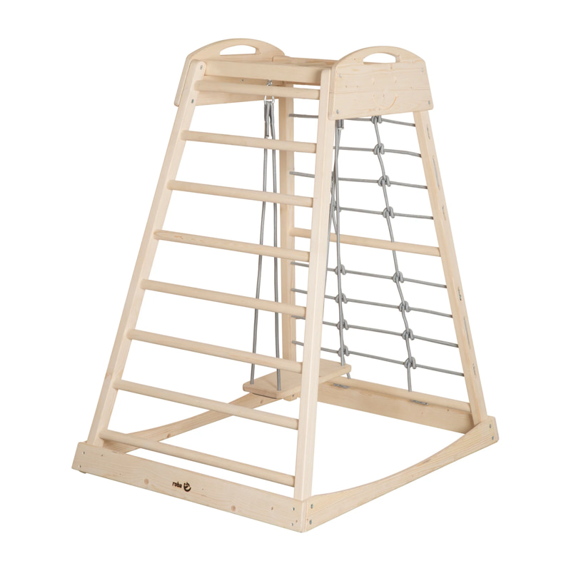Детска дървена катерушка Монтесори Roba Play Tower