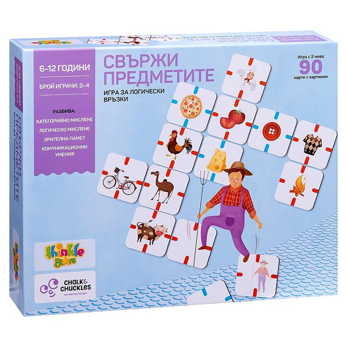 Детска логическа игра Thinkle Stars Свържи предметите
