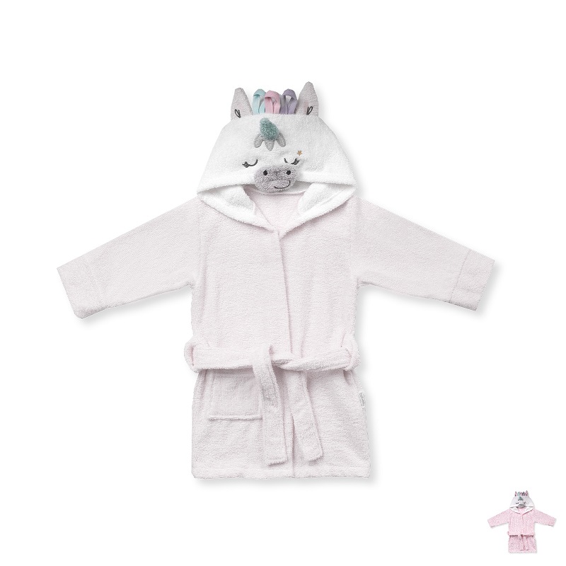 Детски халат с качулка Bebetto SWEET UNICORN, 1-5 години, H988