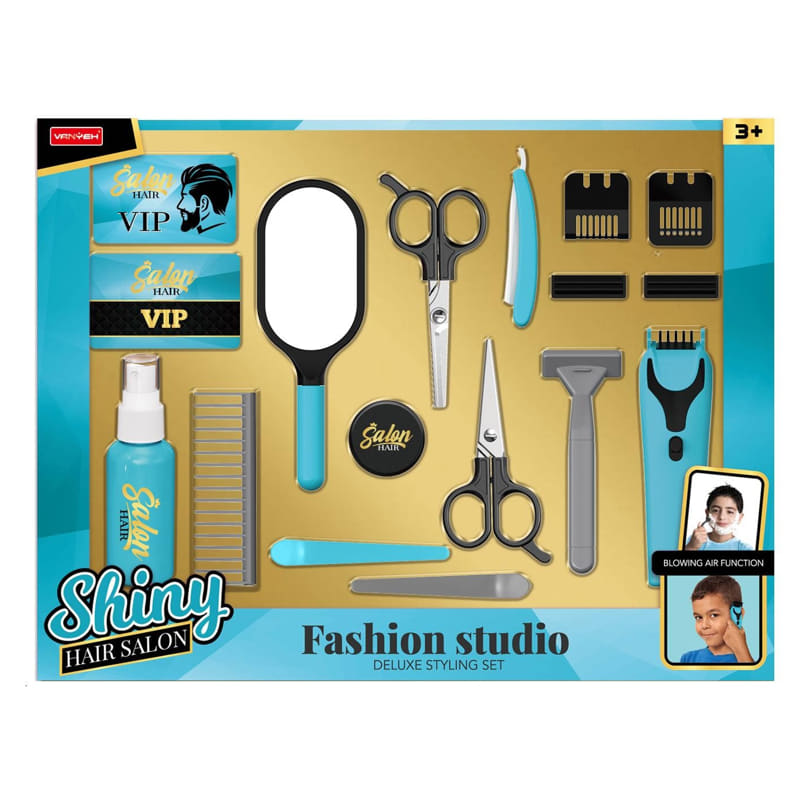 Детски комплект бръснарски принадлежности Raya Toys Shiny Hair Salon