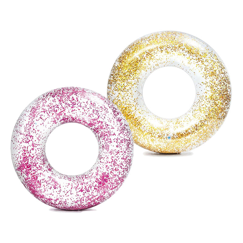 Детски надуваем пояс INTEX Transparent Glitter 119 см Асортимент