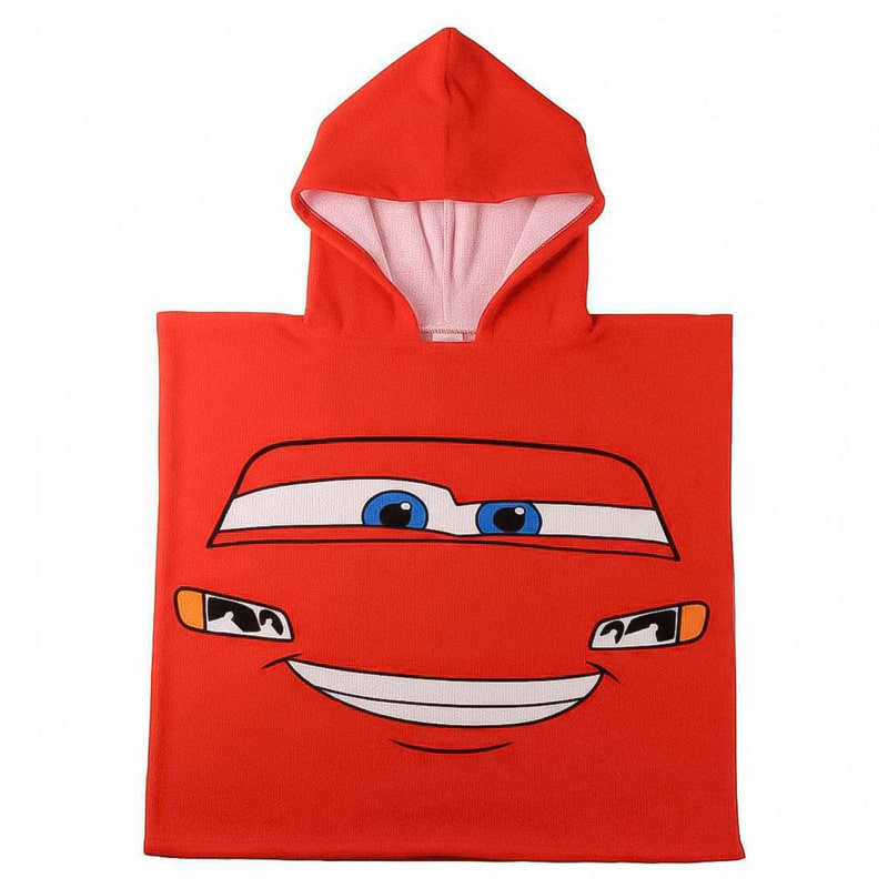Детско пончо за плаж и баня Cerda Disney Pixar Cars, 2200010849, 54x55 см.