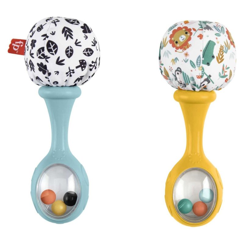 Дрънкалка Fisher Price Маракаси, 2 броя, HMF34 