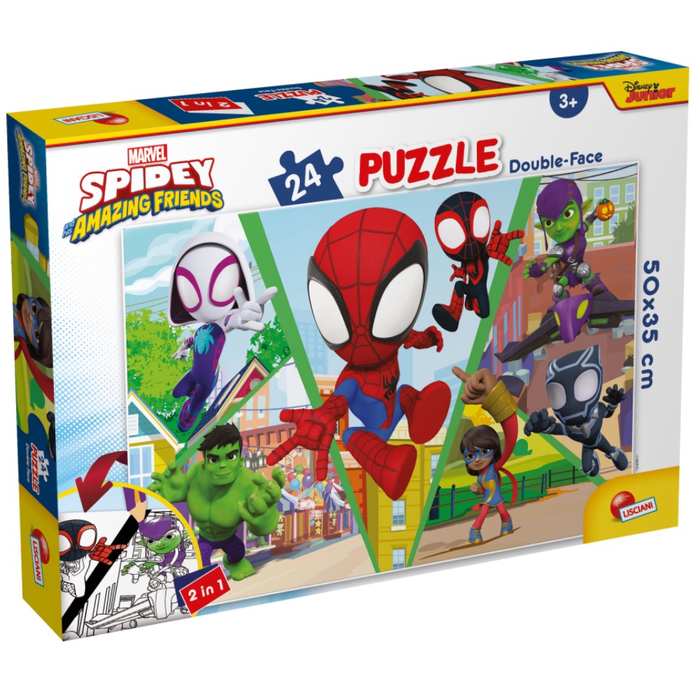 Детски пъзел Lisciani Marvel Spidey Let’s Challenge 24 ч.