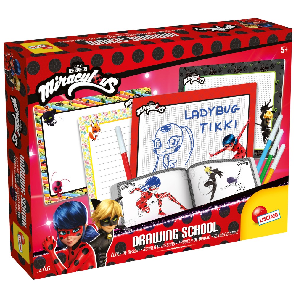 Комплект за рисуване Lisciani Ladybug Училище за рисуване